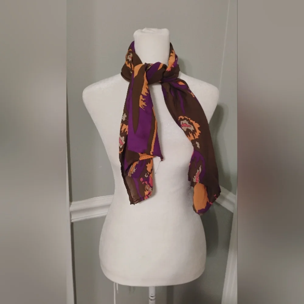 Vintage 1960s 1970s Pucci Inspired Scarf One Size